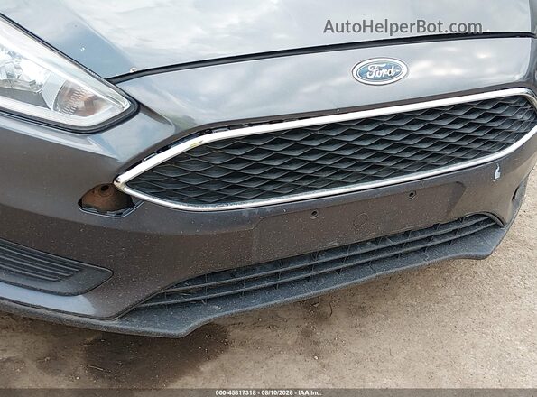 1FADP3F28HL247127 2017 FORD FOCUS Gray 