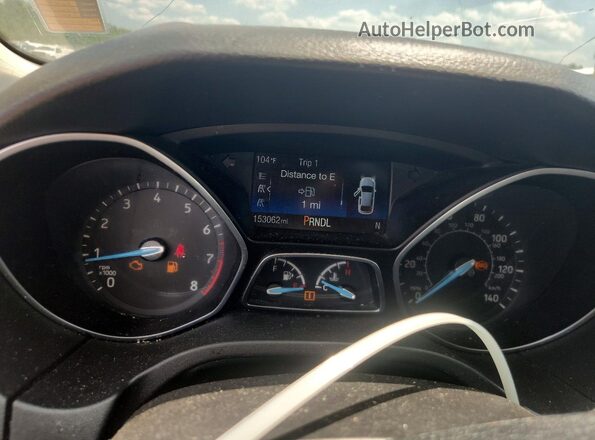 1FADP3F28HL320044 2017 FORD FOCUS Gray ხელსაწყოთა პანელის ხედი