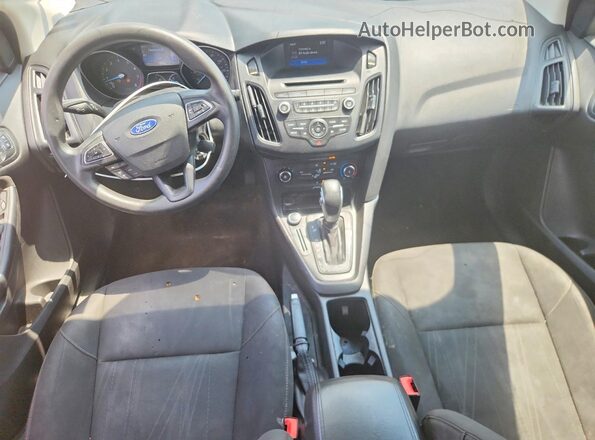 1FADP3F28HL320044 2017 FORD FOCUS Gray წინა პანელის ხედი