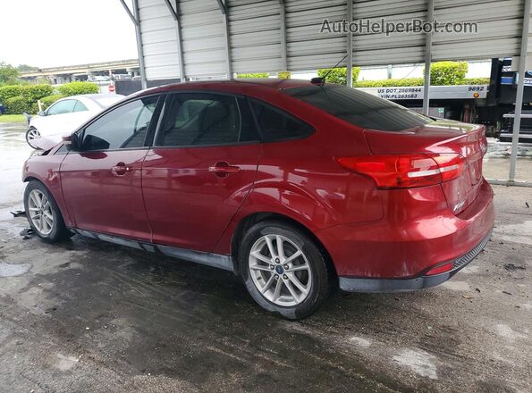 1FADP3F29GL236877 2016 FORD FOCUS Burgundy Tył lewy