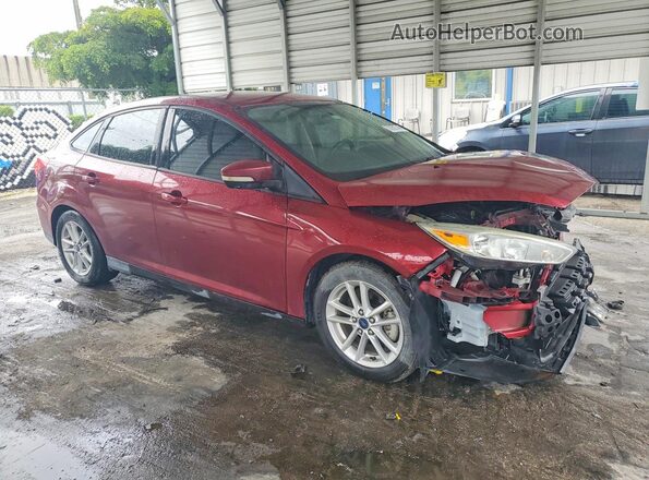 1FADP3F29GL236877 2016 FORD FOCUS Burgundy Przód prawy