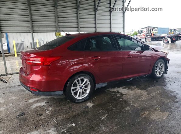 1FADP3F29GL236877 2016 FORD FOCUS Burgundy Tył prawy