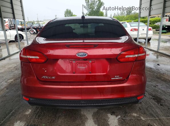 1FADP3F29GL236877 2016 FORD FOCUS Burgundy Widok z tyłu
