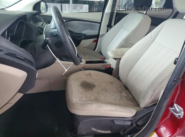1FADP3F29GL236877 2016 FORD FOCUS Burgundy Widok wnętrza z przodu