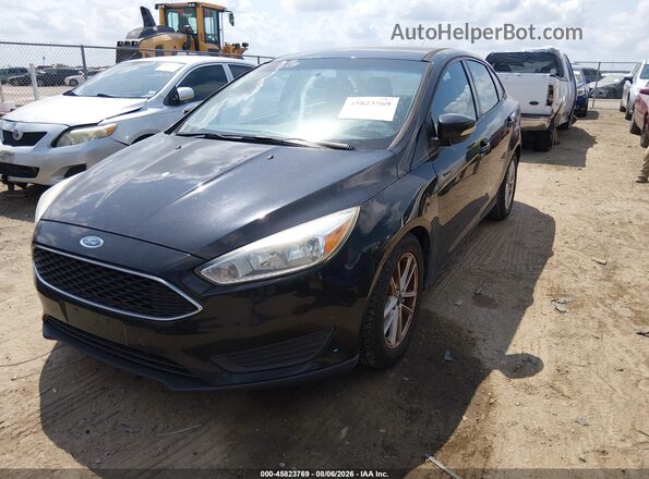 1FADP3F29GL237995 2016 FORD FOCUS Black წინა მარცხენა ხედი სამი მეოთხედიდან
