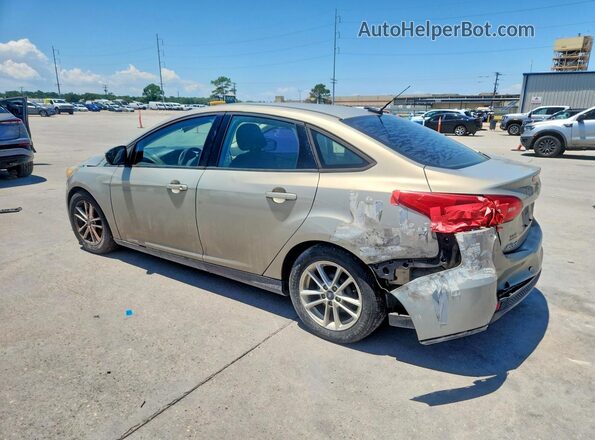 1FADP3F29GL316213 2016 FORD FOCUS Gold Trasero izquierdo