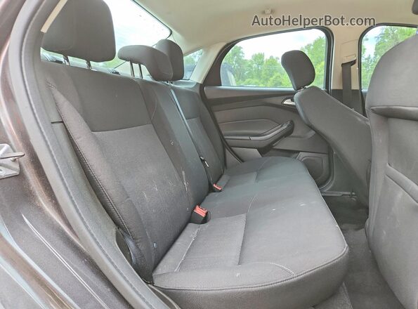 1FADP3F29GL326899 2016 FORD FOCUS Charcoal უკანა სავარძლების ხედი