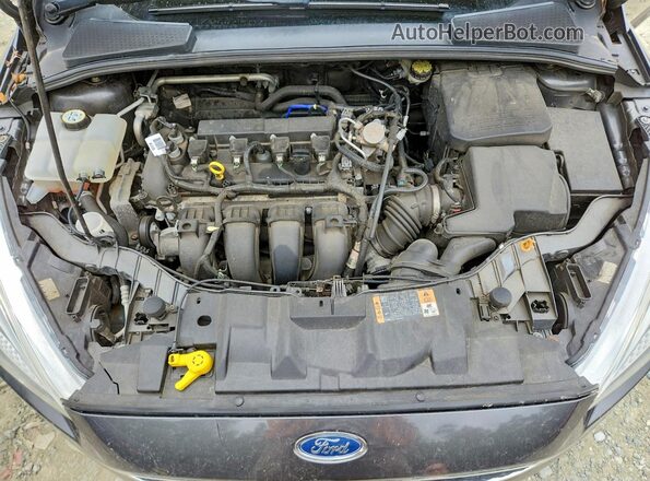 1FADP3F29GL326899 2016 FORD FOCUS Charcoal უკანა სალონის ხედი