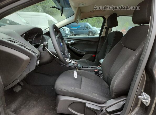 1FADP3F29GL326899 2016 FORD FOCUS Charcoal წინა სალონის ხედი