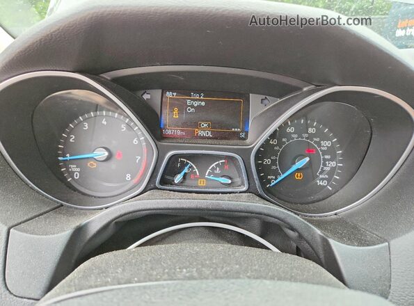 1FADP3F29GL326899 2016 FORD FOCUS Charcoal ხელსაწყოთა პანელის ხედი