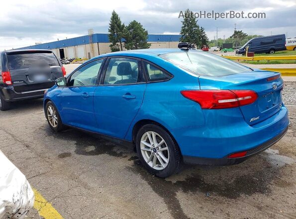 1FADP3F29GL398296 2016 FORD FOCUS Blue Rear left