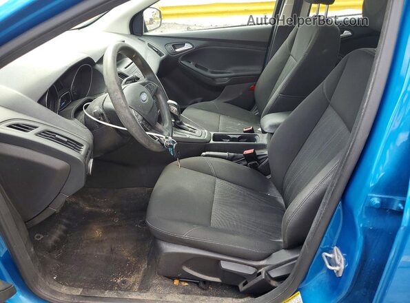 1FADP3F29GL398296 2016 FORD FOCUS Blue Front interior view