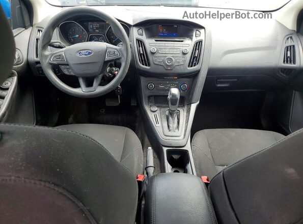 1FADP3F29GL398296 2016 FORD FOCUS Blue Dashboard view