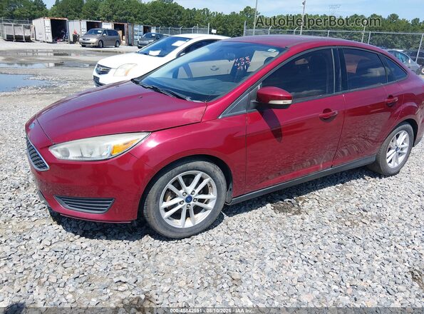 1FADP3F29HL229204 2017 FORD FOCUS Red Przód lewy