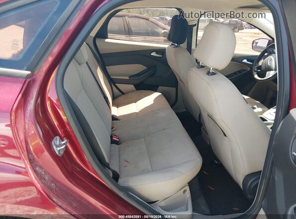 1FADP3F29HL229204 2017 FORD FOCUS Red Widok naklejki z numerem VIN