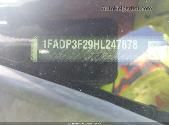 1FADP3F29HL247878 2017 FORD FOCUS White Vista del compartimento del motor
