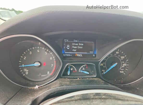1FADP3F29HL286826 2017 FORD FOCUS Silver Vista del cuadro de instrumentos