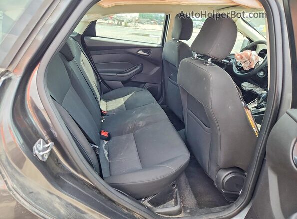 1FADP3F29HL315497 2017 FORD FOCUS Black Vista de los asientos traseros