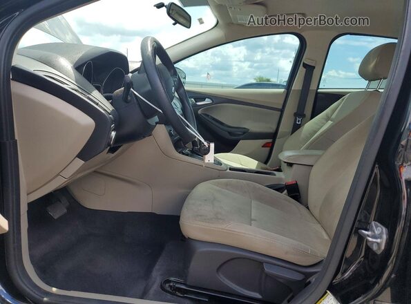 1FADP3F29JL265917 2018 FORD FOCUS Black Widok wnętrza z przodu