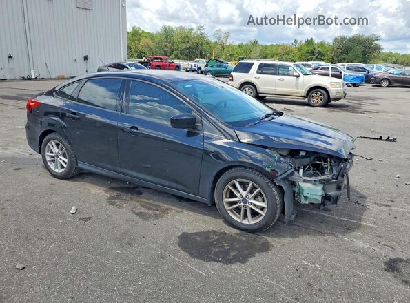 1FADP3F29JL265917 2018 FORD FOCUS Black Przód prawy