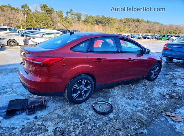 1FADP3F29JL276030 2018 FORD FOCUS Red Rear right