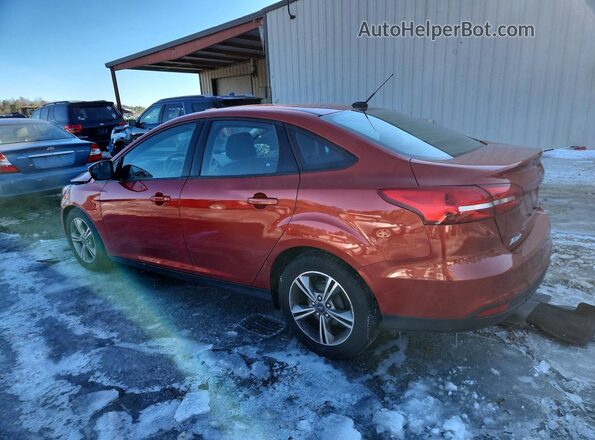 1FADP3F29JL276030 2018 FORD FOCUS Red Rear left