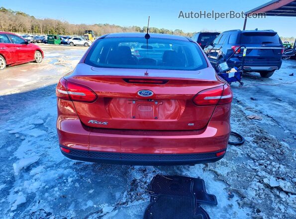 1FADP3F29JL276030 2018 FORD FOCUS Red Rear view