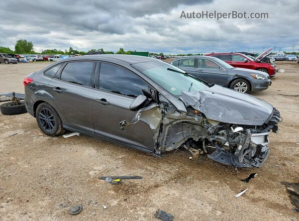 1FADP3F29JL300617 2018 FORD FOCUS Gray Przód prawy
