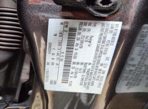 1FADP3F29JL300617 2018 FORD FOCUS Gray Widok naklejki z numerem VIN