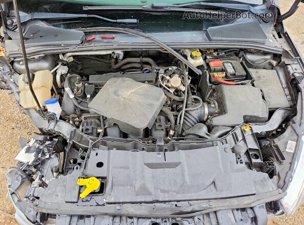 1FADP3F29JL300617 2018 FORD FOCUS Gray Widok wnętrza z tyłu