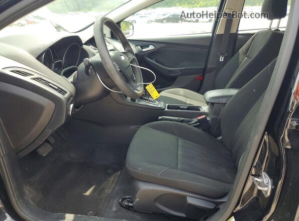 1FADP3F29JL328255 2018 FORD FOCUS Black წინა სალონის ხედი