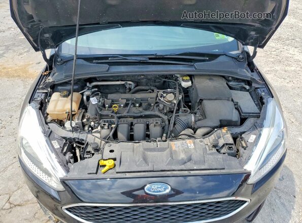 1FADP3F29JL328255 2018 FORD FOCUS Black უკანა სალონის ხედი