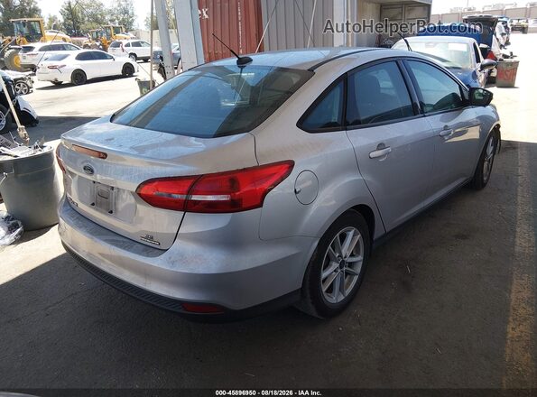 1FADP3F2XGL290804 2016 FORD FOCUS Silver Rear right