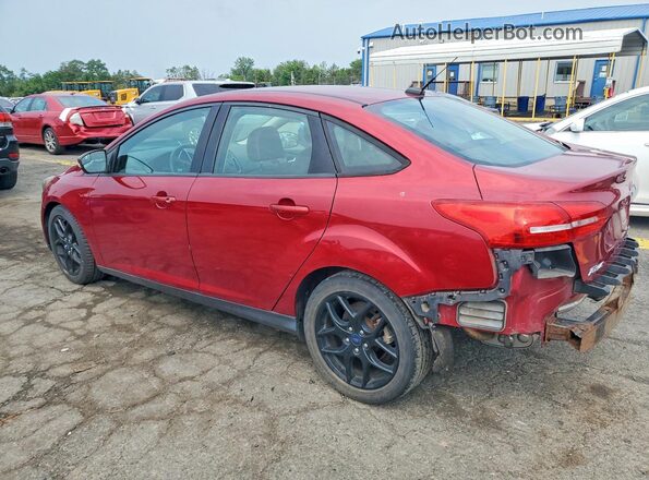 1FADP3F2XGL302403 2016 FORD FOCUS Maroon Rear left