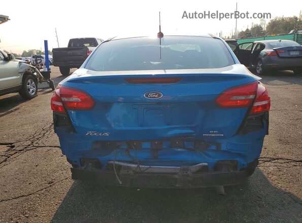 1FADP3F2XGL390708 2016 FORD FOCUS Blue Rear view