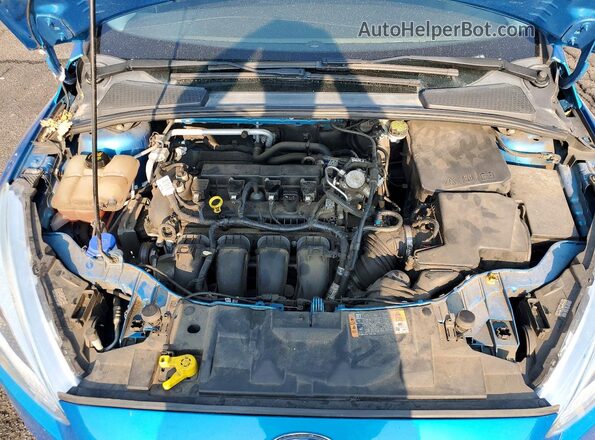 1FADP3F2XGL390708 2016 FORD FOCUS Blue Rear interior view