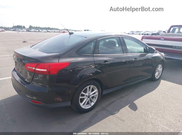 1FADP3F2XGL402789 2016 FORD FOCUS Черный Задняя правая четверть
