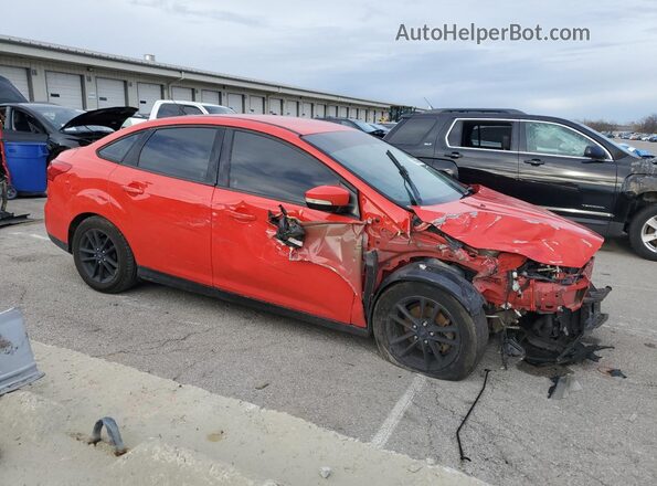 1FADP3F2XHL225713 2017 FORD FOCUS Red Front right
