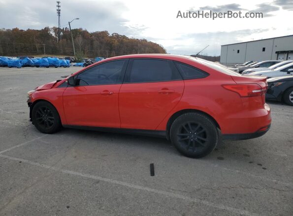 1FADP3F2XHL225713 2017 FORD FOCUS Red Rear left