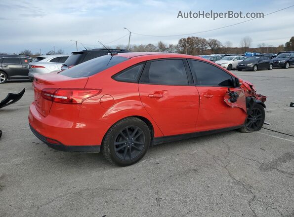 1FADP3F2XHL225713 2017 FORD FOCUS Red Rear right