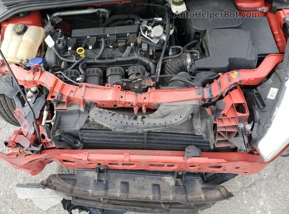 1FADP3F2XHL225713 2017 FORD FOCUS Red Rear interior view