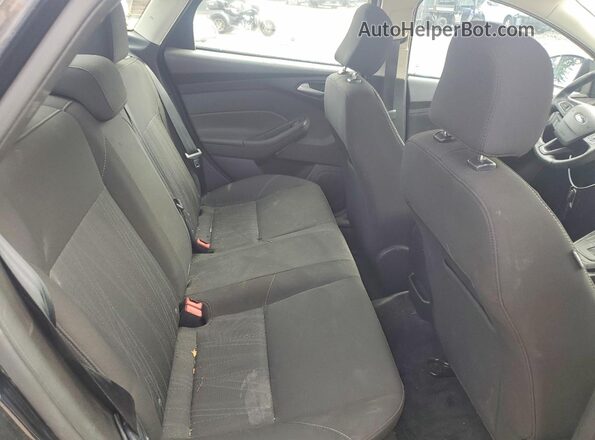 1FADP3F2XHL240874 2017 FORD FOCUS Black Rear seats view