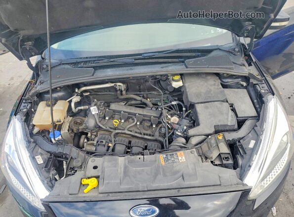 1FADP3F2XHL240874 2017 FORD FOCUS Black Rear interior view