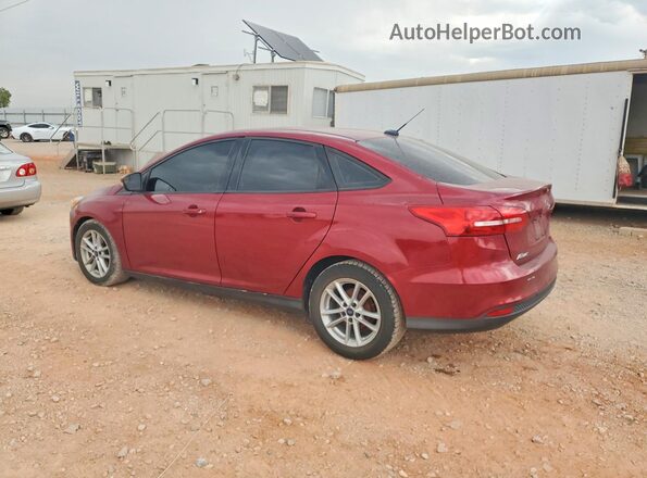 1FADP3F2XHL252748 2017 FORD FOCUS Burgundy Tył lewy