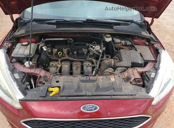1FADP3F2XHL252748 2017 FORD FOCUS Burgundy Widok wnętrza z tyłu