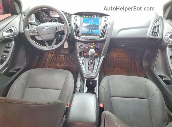 1FADP3F2XHL252748 2017 FORD FOCUS Burgundy Widok deski rozdzielczej