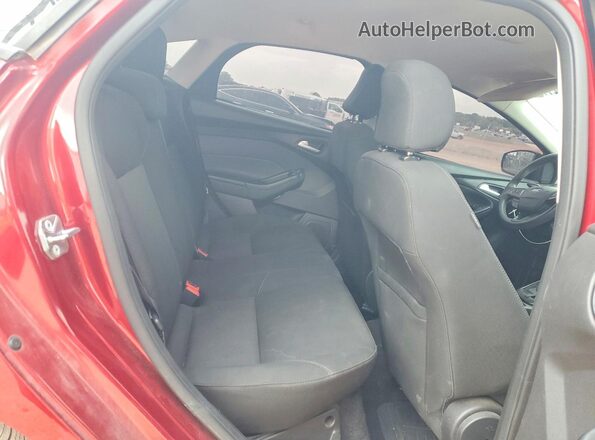 1FADP3F2XHL252748 2017 FORD FOCUS Burgundy Widok tylnych siedzeń