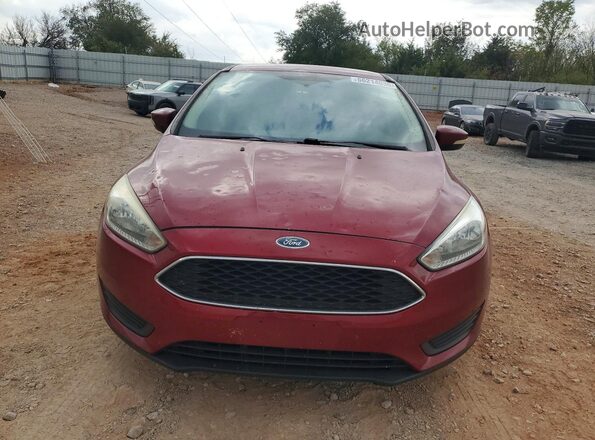1FADP3F2XHL252748 2017 FORD FOCUS Burgundy Widok z przodu