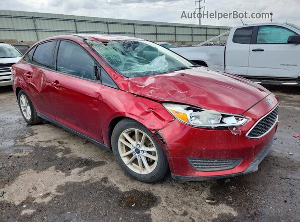 1FADP3F2XHL258341 2017 FORD FOCUS Red Delantero derecho