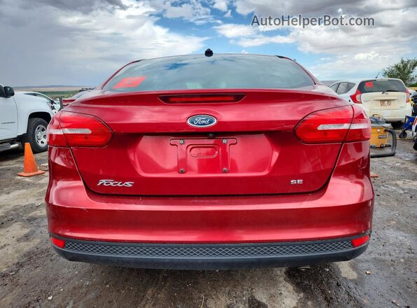 1FADP3F2XHL258341 2017 FORD FOCUS Red Vista trasera